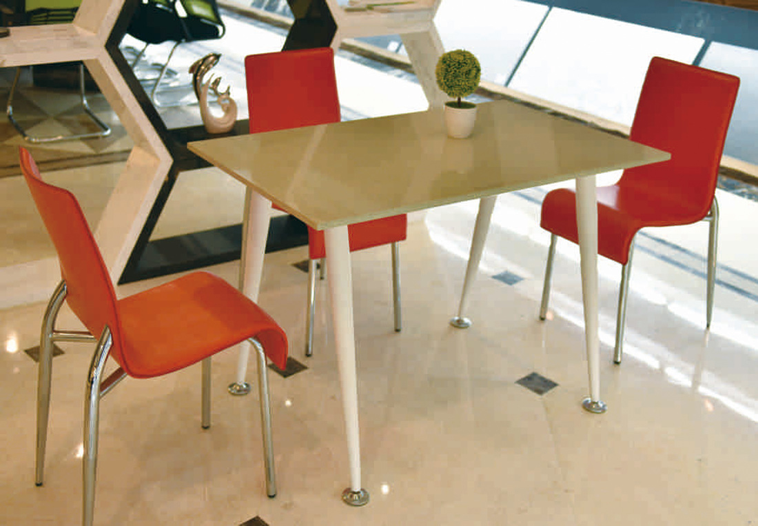 HyComb non combustible aluminium panels used for table tops